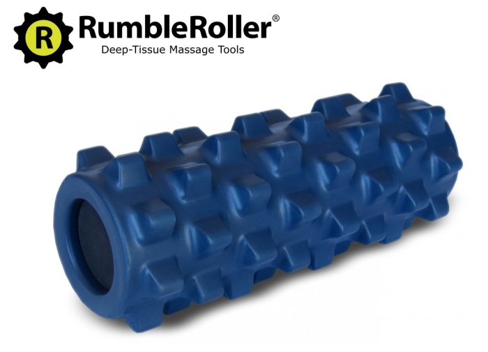 ~BB泳裝~Rumble Roller 狼牙棒 深層組織按壓放鬆滾輪 標準短版-黑12"藍色標準版 原廠正品公司貨