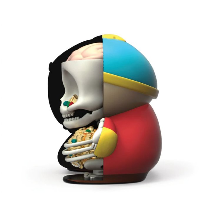 BEETLE KIDROBOT SOUTH PARK 南方公園 ANATOMY CARTMAN 阿ㄆㄧㄚˇ  8吋 半剖