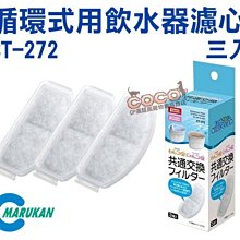 *COCO*Marukan三角循環式用飲水器替換濾心(3入)CT-272(適用CT-271、DP-567飲水機)