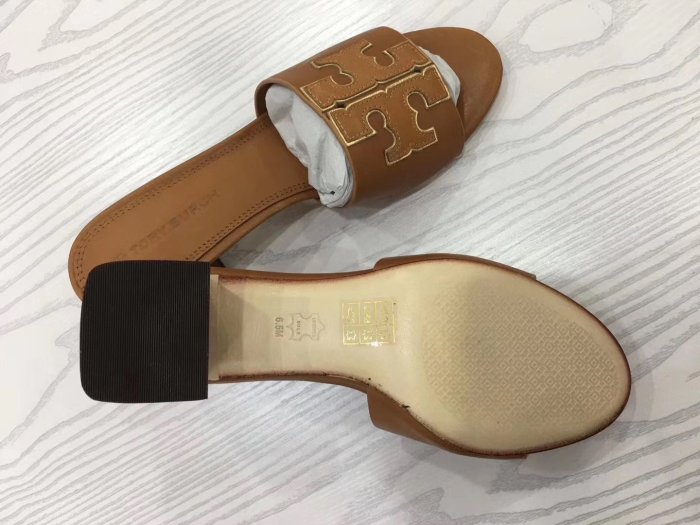 【全新正貨私家珍藏】TORY BURCH  INES MID-HEEL SLIDE 夏季拖鞋款