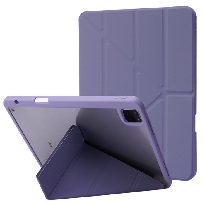 保護殼 亞克力 透明 筆槽 保護套 變形 多折 皮套 硬殼 適用iPad Pro11 Air 5 4 10.9 10.2