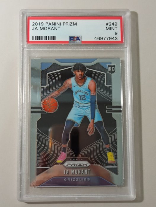 NBA】最便宜灰熊超強新人王，必漲正RC，Ja morant，鑑定卡PSA 9，2019