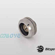 小白的生活工場*Bitspower BP-BSEML16 G1/4" 外徑16MM 硬管用接頭 (閃黑色)