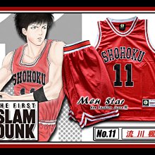 [免運費] SLAM DUNK 灌籃高手 電影版 籃球服(球衣+球褲) 灌籃高手 團購 批發 灌籃高手表演服 灌籃高手服