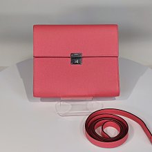 「活動促銷價」愛馬仕 Hermes Clic 16 K4夏日玫瑰粉 稀有 WOC 香奈兒可參考 C刻