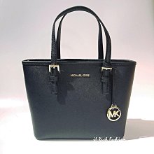 Michael Kors  黑色防刮皮革材質手提/斜背兩用小托特包 #35T9GTVT0L