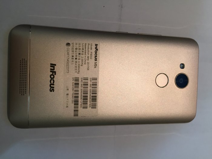 InFocus M5s 3G/32G 5.2吋 四核智慧手機 觸控螢幕 雙卡雙待 指紋辦識