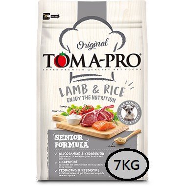【歡迎自取】TOMA-PRO優格-高齡犬-羊肉+米 高纖低脂配方~7kg