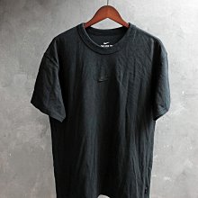 CA 美國運動品牌 NIKE TEE 黑色 純棉 休閒短t L號 一元起標無底價Q993