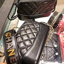 Chanel A94505 Gabrielle de Chanel clutch 迷你流浪包 黑