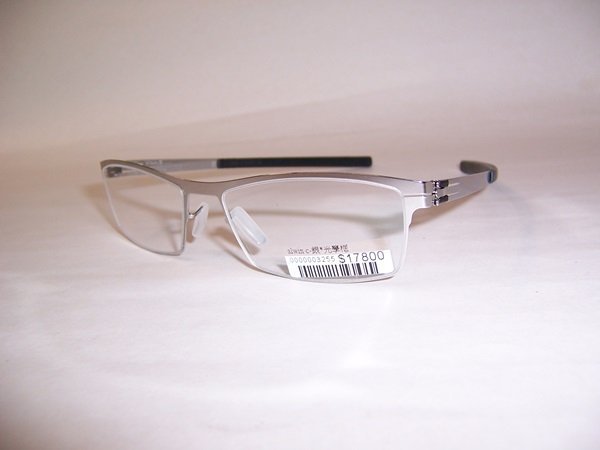 光寶眼鏡城(台南)ic berlin,最舒適人體工學薄鋼眼鏡*專利無螺絲*alwin c/,chrome,公司貨
