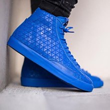 南◇現 NIKE BLAZER MID METRIC QS 藍 菱格 三宅一生 744419-400 高筒 休閒鞋