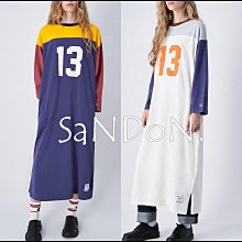 山東:BEAMS BOY for CHAMPION Oversized Dress /彩色口袋復古棒球開叉洋裝 231125