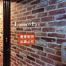 【LondonEYE】LOFT工業風 • 日本進口建材壁紙 •重度紅磚X黑色異色系 零甲醛磚紋餐廳/文青咖啡館 PH特廣
