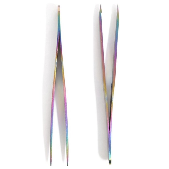 FOREVER 21 holographic tweezer set