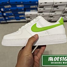 南🔥2023 11月 Nike Air Force 1 07 低筒 皮革 緩震 復刻 女款 白青草綠DD8959-112