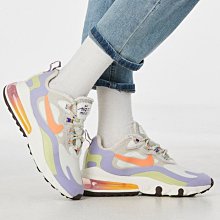 限時特賣2021 9月 NIKE W AIR MAX 270 REACT 米白色紫色 馬卡龍 氣墊 DC3276-101