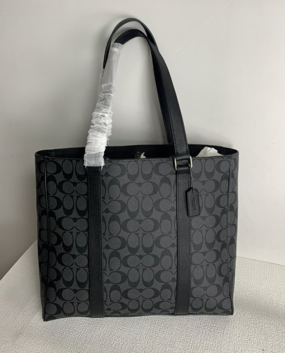 Guai 小秋  美國代購正品 COACH CB849 手提單肩包 托特包 男包 附購買證明