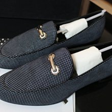 *beauty*GIUSEPPE ZANOTTI 藍底白色點點麂皮男士男鞋休閒鞋41.5 號 6900 元EM