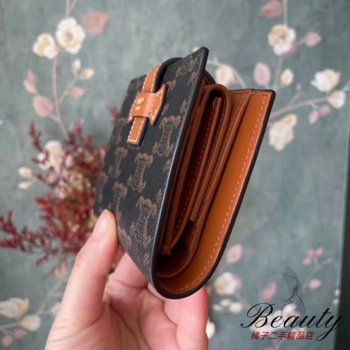 CELINE 賽琳 celine small strap wallet 對折 短夾 皮夾 錢包 現貨