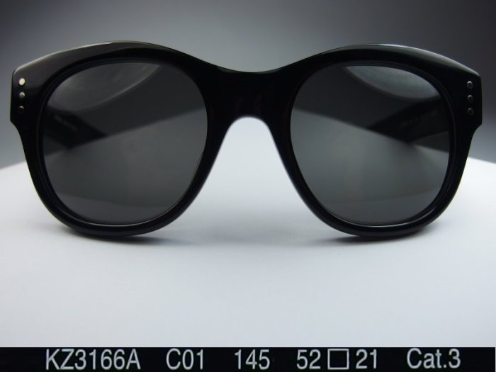 信義計劃 眼鏡 全新真品 KENZO 太陽眼鏡 法國製 大粗膠框 鉚釘 亞洲版加高鼻墊