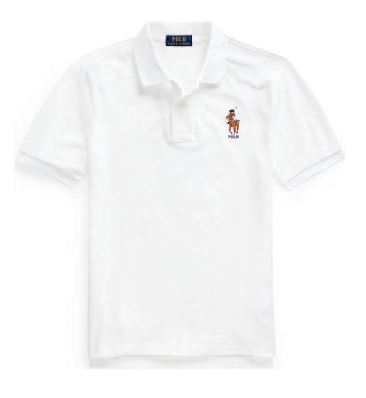 POLO Ralph Lauren 短袖 POLO衫 限量馬球熊 青年款 白色