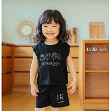 5~15 ♥套裝(BLACK) LYDIA-2 24夏季 LYD240430-006『韓爸有衣正韓國童裝』~預購