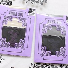 【拓拔月坊】ANNA SUI 褲襪　夢幻紫玫瑰蝴蝶側紋 波浪假膝上　日本製～現貨！