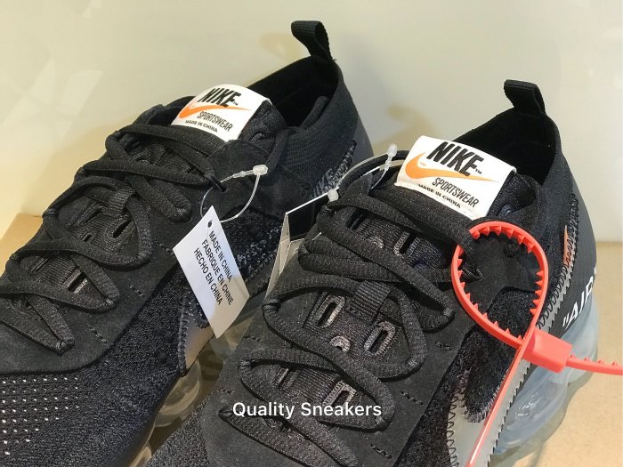 現貨- Off-White x Nike Air VaporMax Flyknit 黑魂氣墊AA3831-002