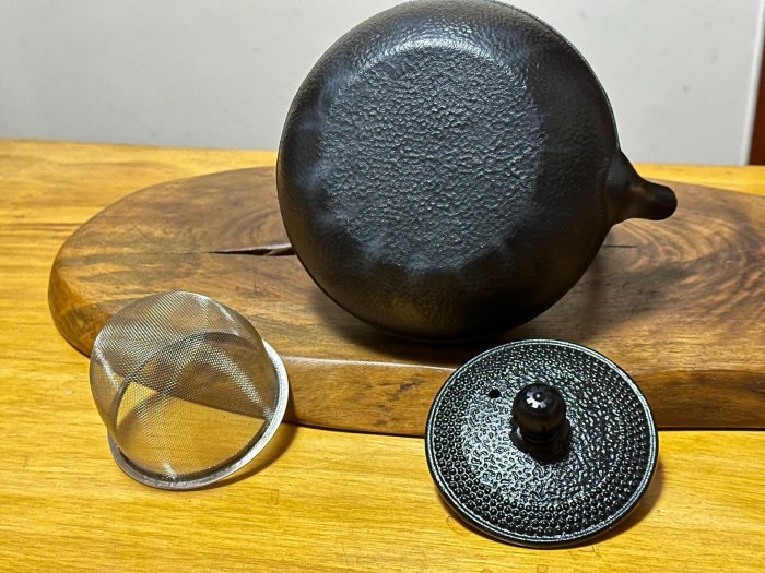 日本中古回流南部鐵器 全新鐵壺 煮茶壺