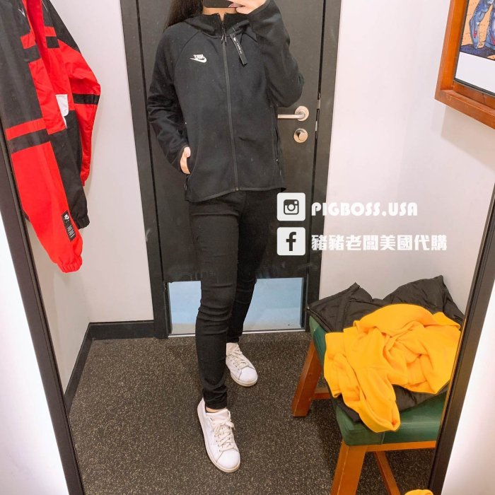 【豬豬老闆】Nike Sportswear NSW 黑色 外套 連帽 休閒 運動 訓練 女款 BV7566-010