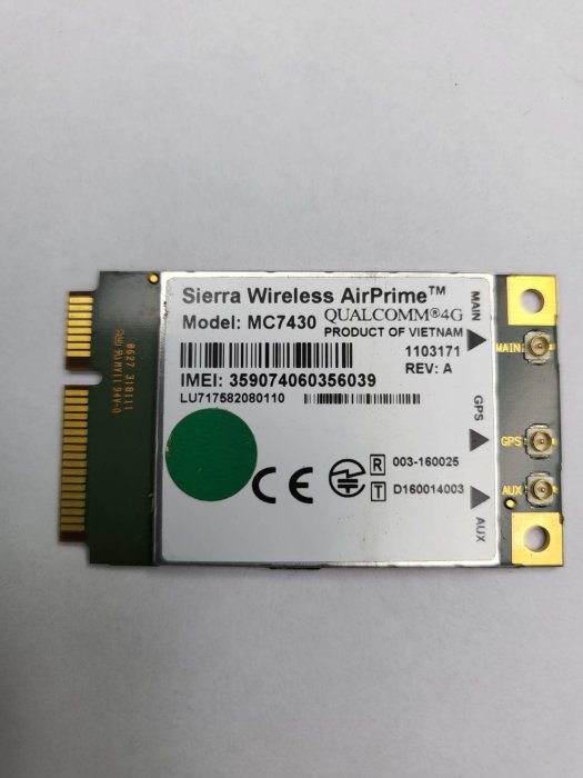 Sierra Wireless AirPrime QUALCOMM  MC7430模塊