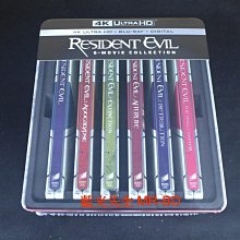 [藍光先生UHD] 惡靈古堡 1-6 6UHD+6BD 套裝鐵盒版 Resident Evil