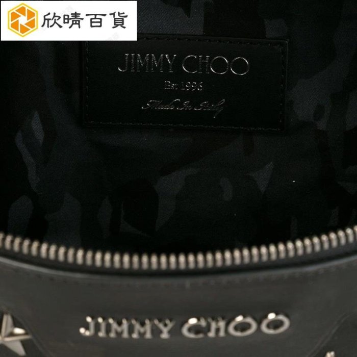 Jimmy Choo周仰傑 22SS 星星LOGO徽標 男士腰包DERRYBL