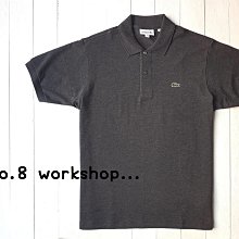 【LA男生館】【LACOSTE鱷魚LOGO貼布網眼POLO衫】【LA004B1】CLASSIC FIT(M-L)