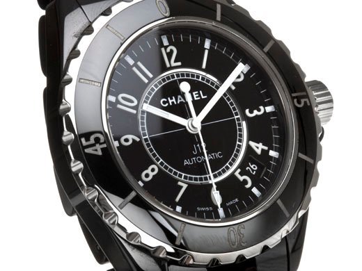 Chanel 香奈兒 J12 系列精密黑陶大型-38MM腕錶