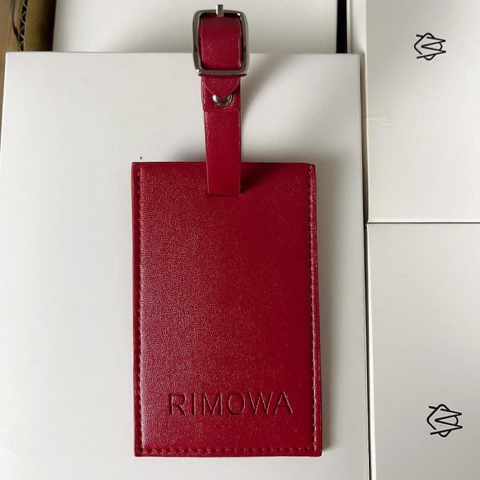 小Z代購#適用於日默瓦行李牌RIMOWA登機牌彩色皮吊牌個性標示牌防丟行李牌