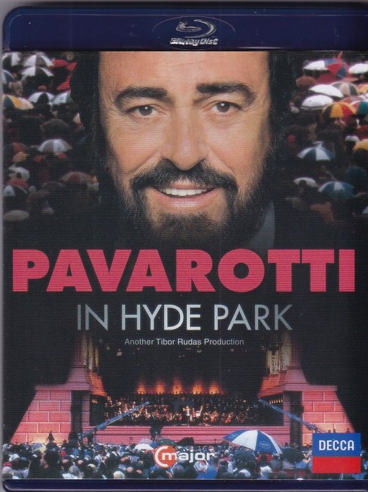 現貨熱銷 Pavarotti in Hyde Park 帕瓦羅蒂海德公園音樂會 25G 音樂劇演唱會BD