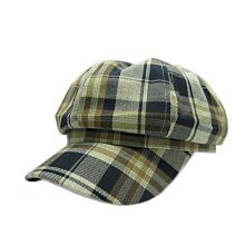 【海倫精坊】~經典英倫款-格紋藍色報童帽(特價２５０元)男女皆宜K1131