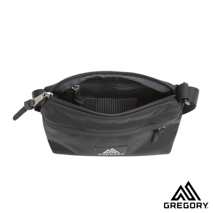 GREGORY ENVELOPE SHOULDER 1L 斜背包 GG1254061041 黑【iSport愛運動】