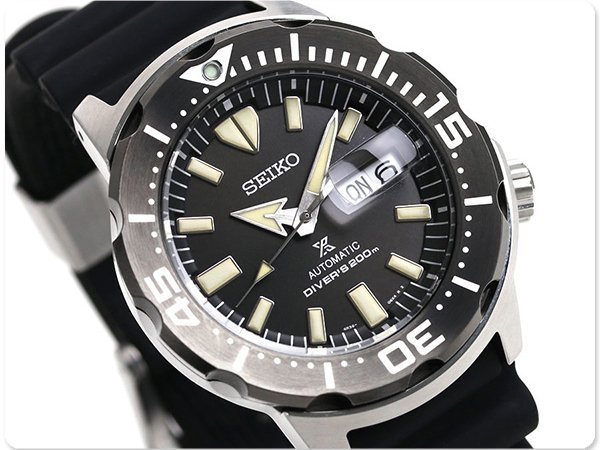 預購SEIKO SBDY035 精工錶機械錶PROSPEX 42mm 潛水錶黑色面盤黑色橡膠