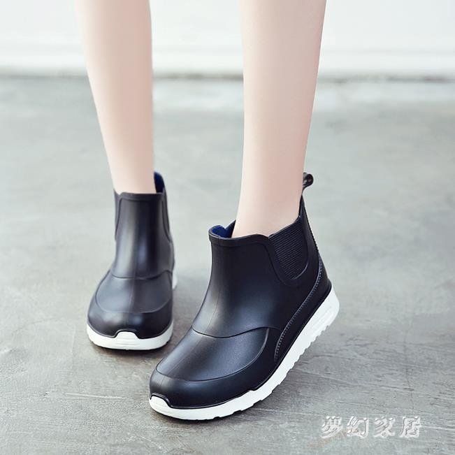 熱銷 時尚防滑防水雨鞋女式雨靴韓版可愛成人短筒雨靴
