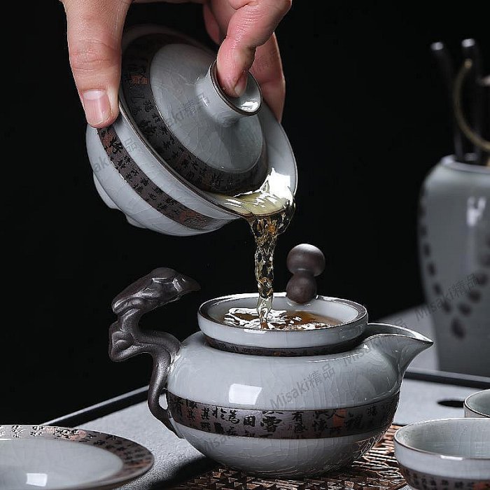 哥窯茶漏功夫茶具配件茶水分離器陶瓷過濾網茶道茶藝零配不銹鋼網