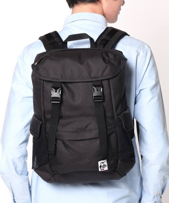 =CodE= CHUMS SPRUCE FLAP DAY BACKPACK 帆布後背包(灰.綠)CH60-2890 男女