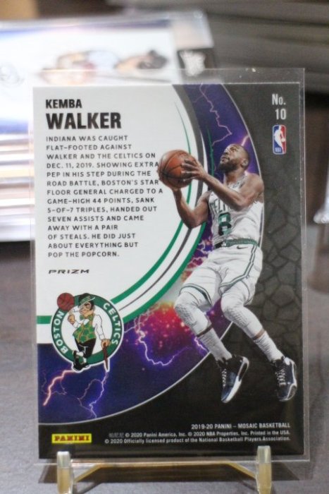 Kemba Walker~2019-20 MOSAIC OVERDRIVE PRIZM SP 哈蜜瓜亮面特卡~