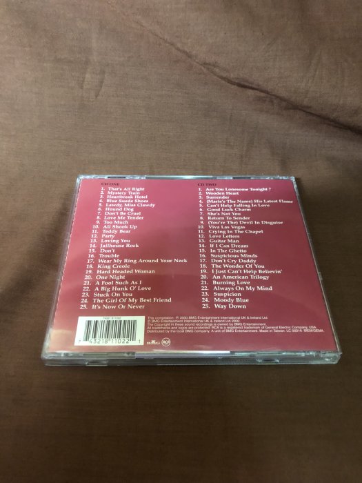 【 直購 2手 CD *】ELVIS PRESLEY 貓王 THE 50 GREATEST HITS 2CD