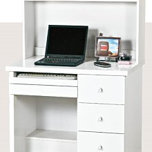 23H【新北蘆洲~嘉利傢俱】3尺白色電腦書桌(上座加下座.木心板)-編號 (H380-4)【促銷中】