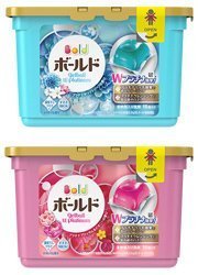 日本洗衣膠求 P&G 洗衣膠球 盒裝 18入 『自然花香』『藍色抗菌』洗衣柔軟 2 in 1(單買本商品不支援三千免運)