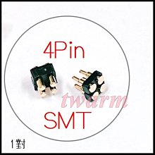 《德源科技》POGO 頂針天線彈簧針（鍍金／雙排共4PIN SMT版本－公+母1對）LED連接器、測試針、充電導電針