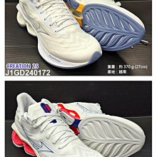 (台同運動活力館) 美津濃 MIZUNO Creation 25 【新型骨架波浪片】女款 慢跑鞋 J1GD240124